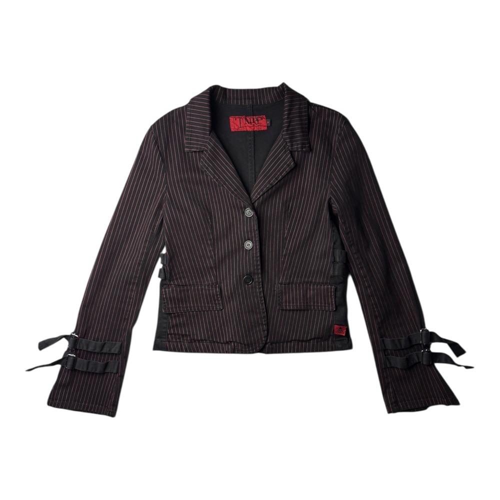 Tripp NYC Black/Red Pinstripe, Blazer Jacket